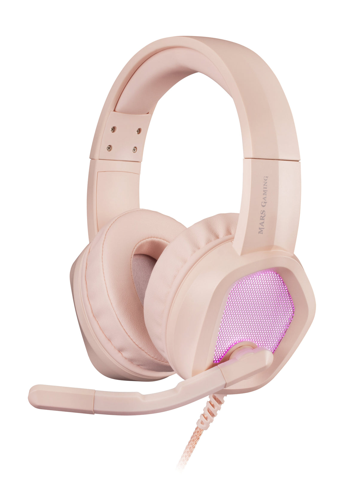 Auriculares Gaming Con Micrófono Mars Gaming Mh320 Jack 3.5 Rosas