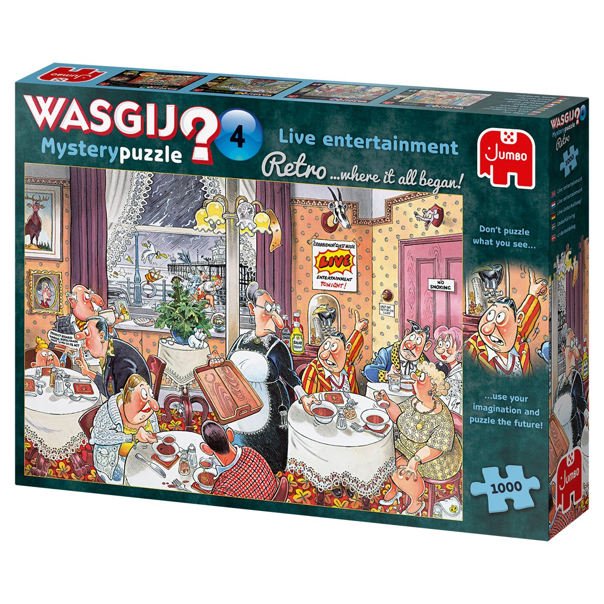 Wasgij Retro Mystery 4 1000pcs Puzzle 1000 Pieza(S) Cómics