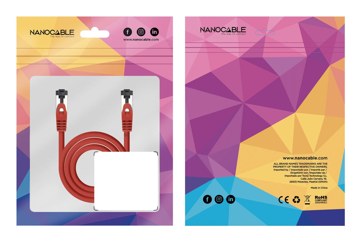 EAN 8433281015791 - Nanocable 10.20.2000-L30-R cable de red 0,3 m Cat8.1 S/FTP (S-STP) imagen 5