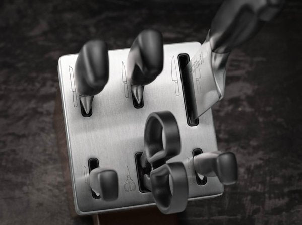 Bloque De Cuchillos Zwilling 7 Piezas Gris