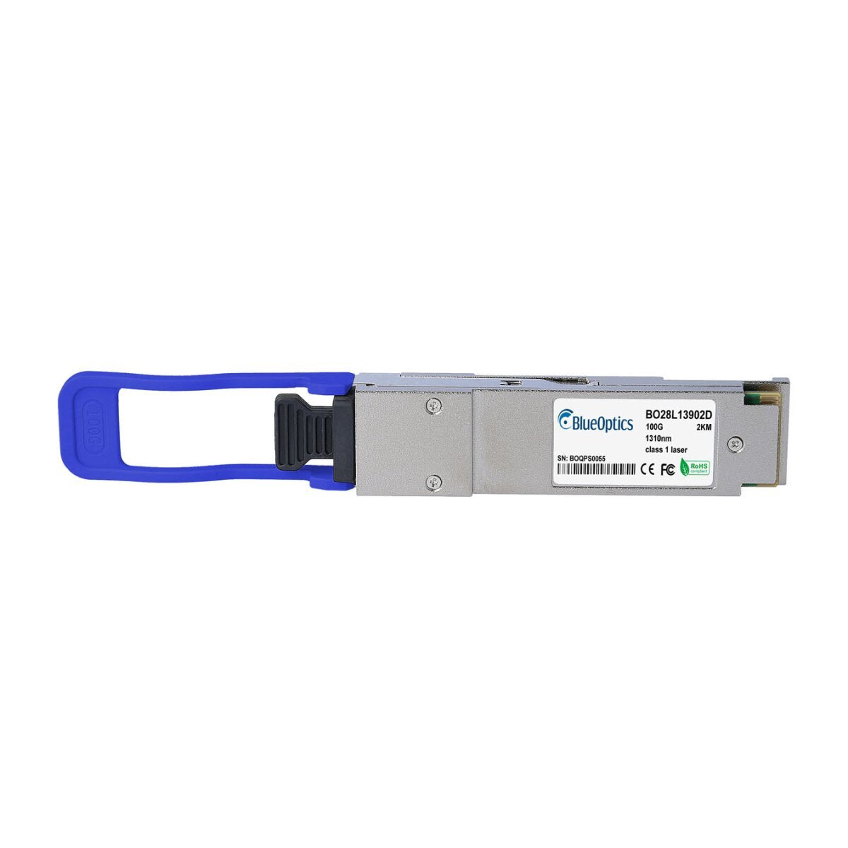 Blueoptics Hpe X150 Jh420a Qsfp28 Transceiver, Mpo/Mtp Conexión, 100gbase-Psm4, Singlemode Fiber, 4xwdm, 2km