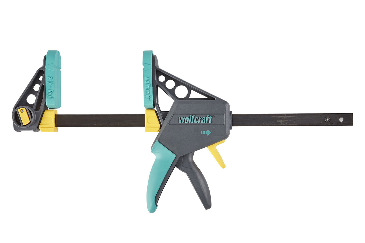 EAN 4006885303102 - wolfcraft GmbH 3031000 abrazadera Abrazadera de barra 30 cm Verde, Gris, Amarillo imagen 1