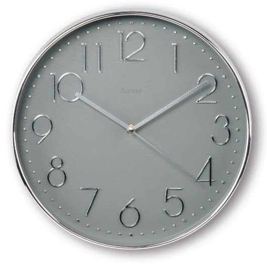 EAN 4047443517647 - Hama Corsica Reloj de cuarzo Círculo Gris, Plata imagen 1