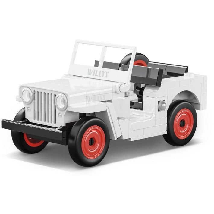 Cobi Jeep Willys Cj-2a, Juguetes De Construcción White Cobi-24518