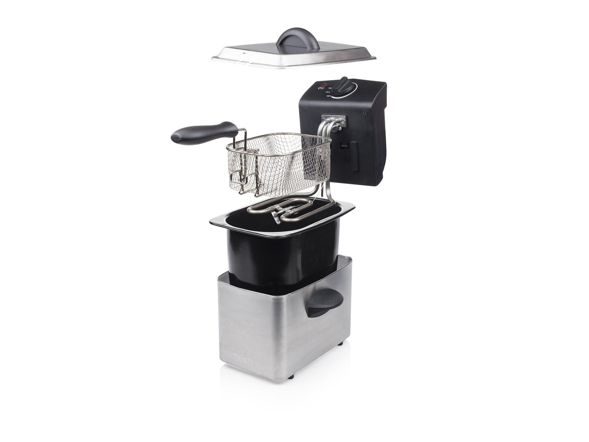 EAN 8713016019189 - Tristar FR-6919 freidora Sencillo 2 L Independiente 800 W Negro, Acero inoxidable imagen 8