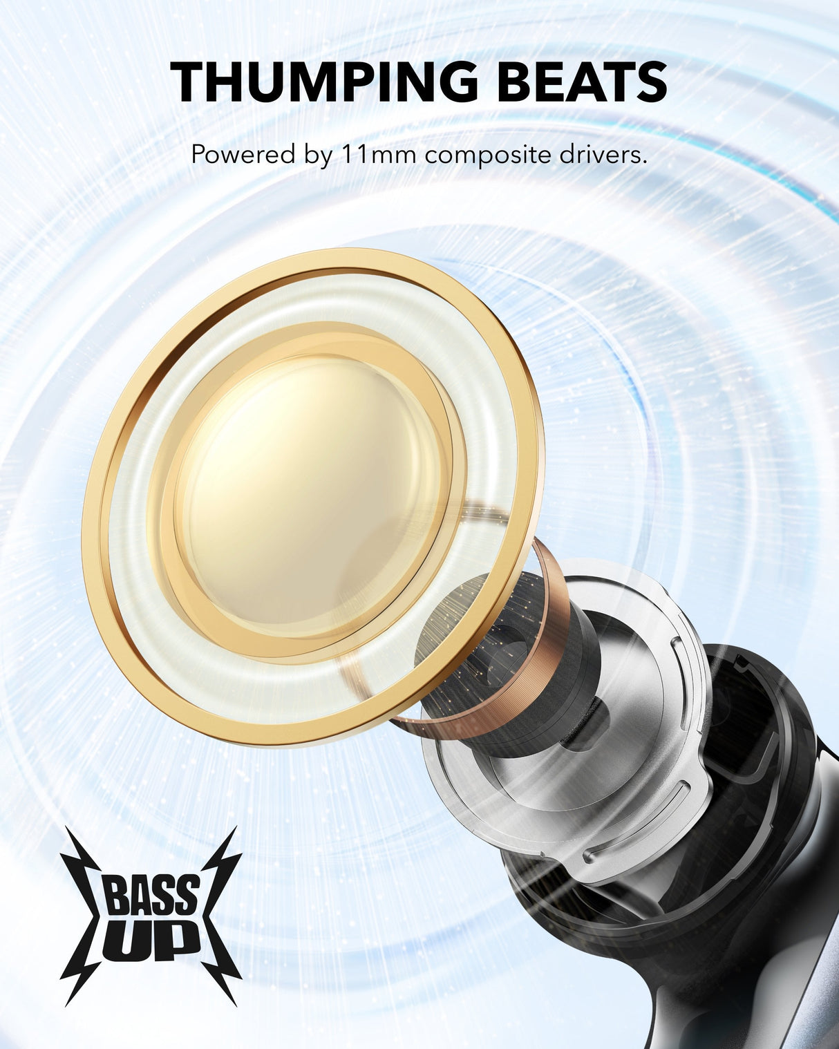 Auriculares Inalámbricos Soundcore P40i, Negro