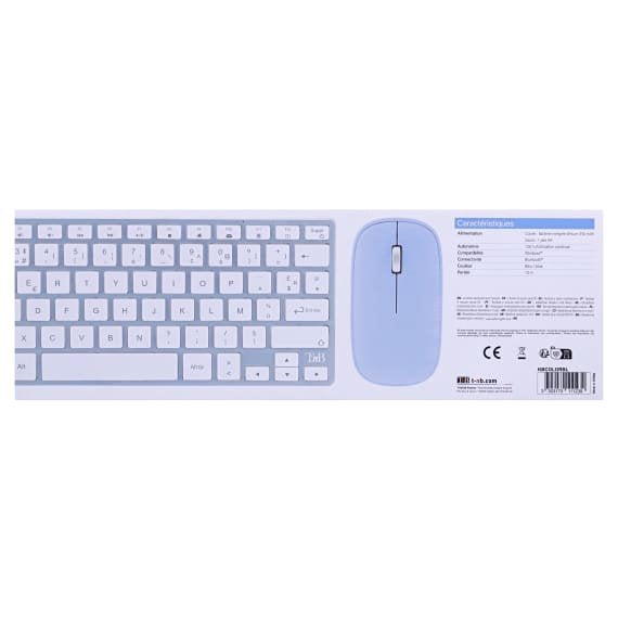 Pack 2en1 (Teclado/Ratón) Inalámbrico T Nb Iclick (Azul)