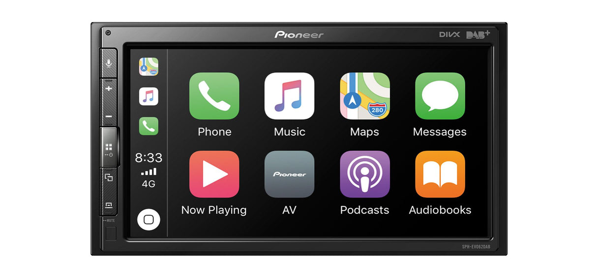 Pioneer Sph-Evo62dab Receptor Multimedia Para Coche Negro Bluetooth