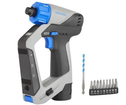 EAN 4053423304176 - Dremel F013DD12JA taladro 800 RPM Sin llave 850 g Azul, Gris imagen 1