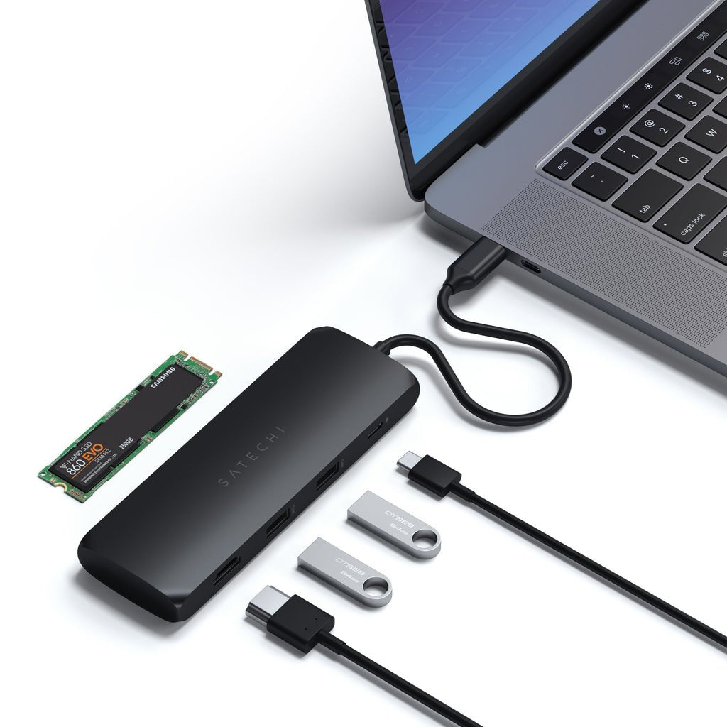 EAN 0810086360079 - Satechi ST-UCHSEK base para portátil y replicador de puertos Alámbrico USB 3.2 Gen 2 (3.1 Gen 2) Type-A N imagen 4