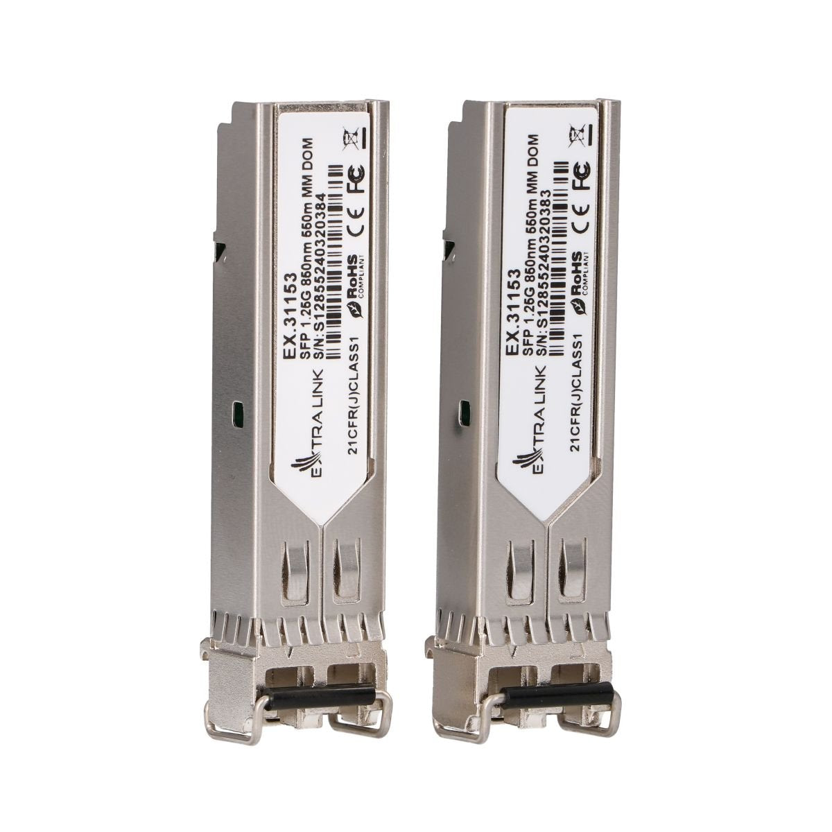 Extralink Sfp 1.25g 850nm 550m Mm Dom 2-Pack