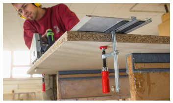 Bessey Abrazadera De Mesa Totalmente De Acero Gtr12 Plateado/Rojo, 120/60, Para Carriles Guía Gtr12