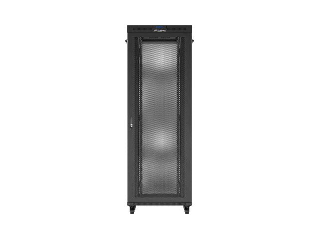 Lanberg Rack Cabinet 19 Free-Standing 47u 800x800 Flat Pack Mesh Door Lcd Black