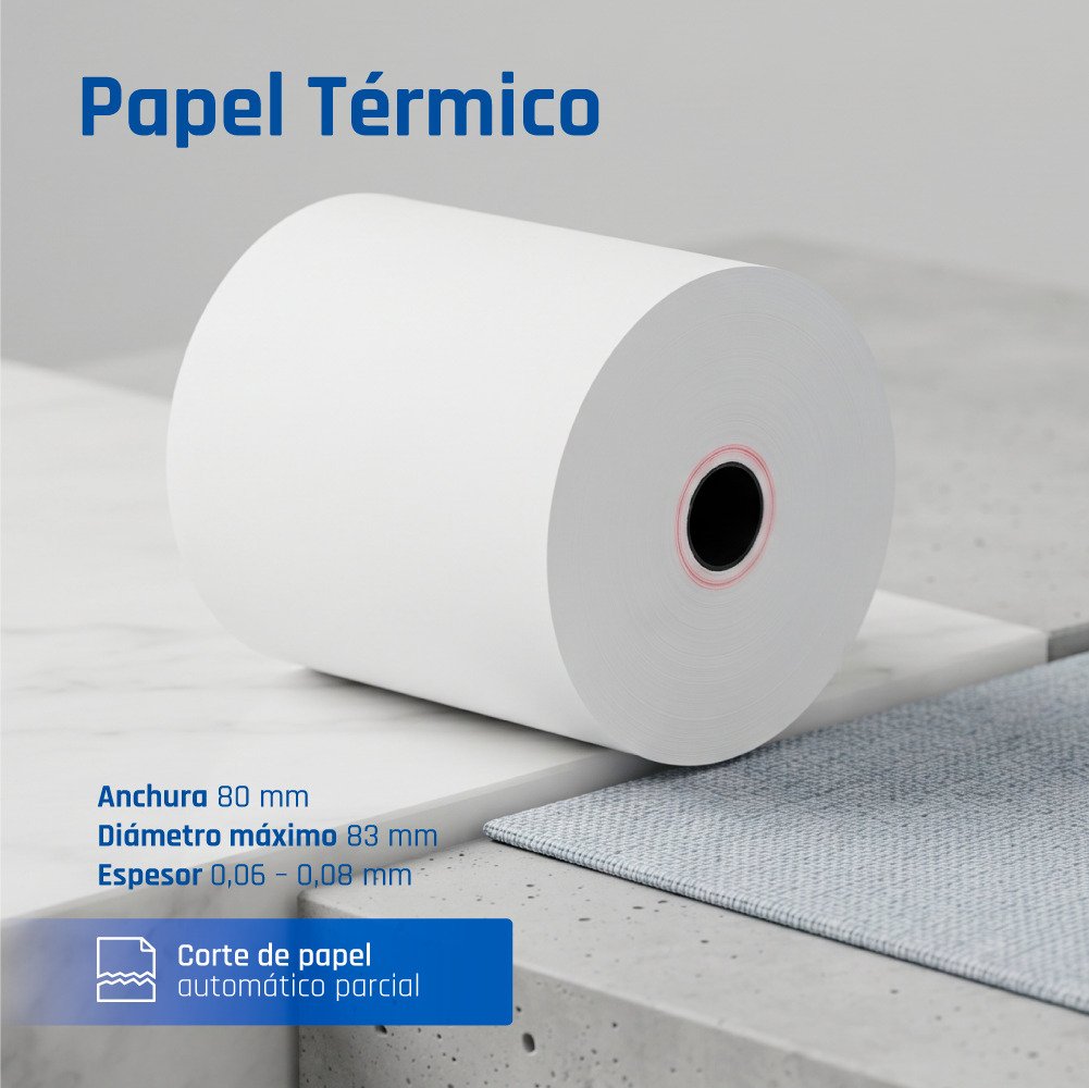 EAN 8435364318232 - iggual TP7001 203 x 203 DPI Alámbrico Transferencia térmica Impresora de recibos imagen 7