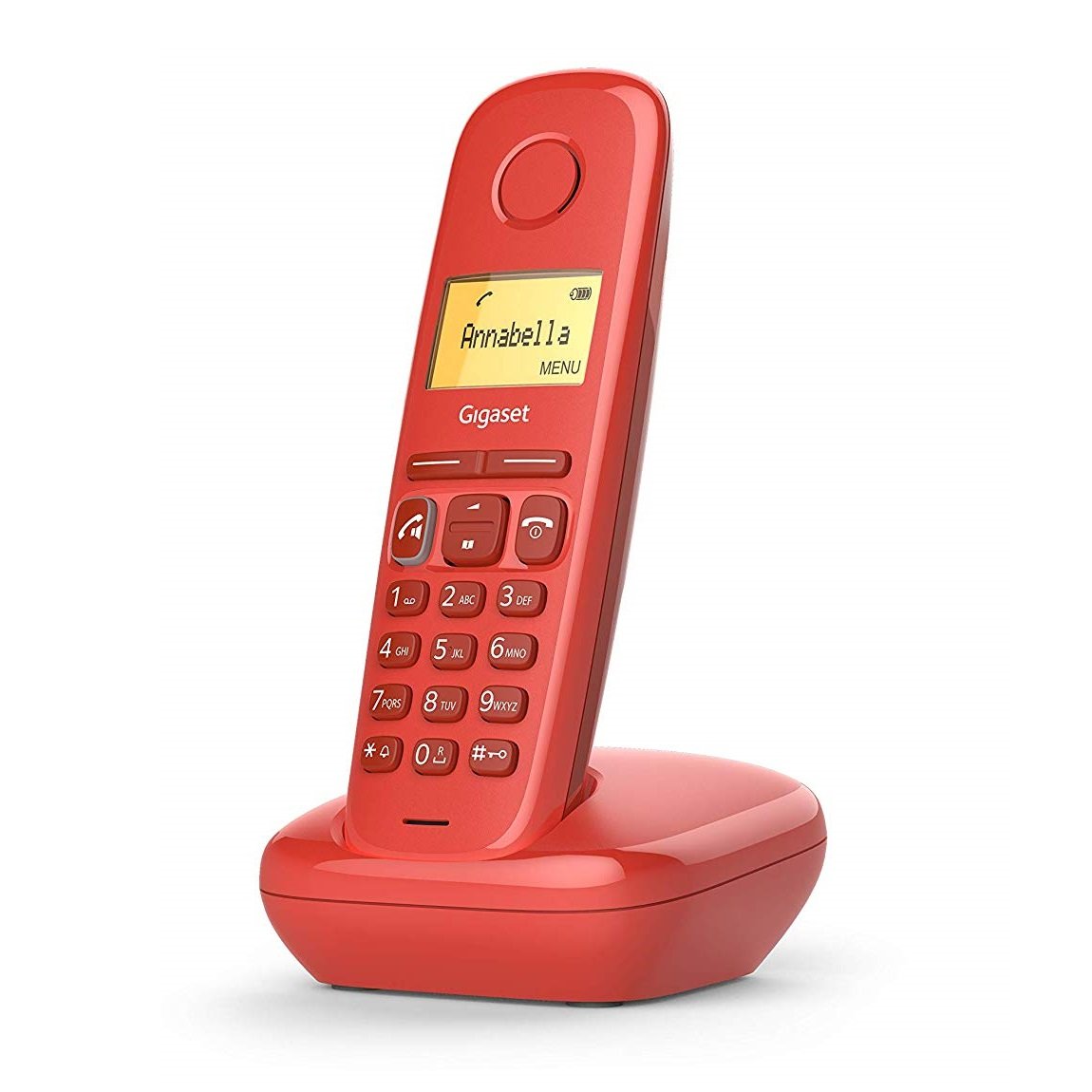 Gigaset A270 Teléfono Dect Rojo