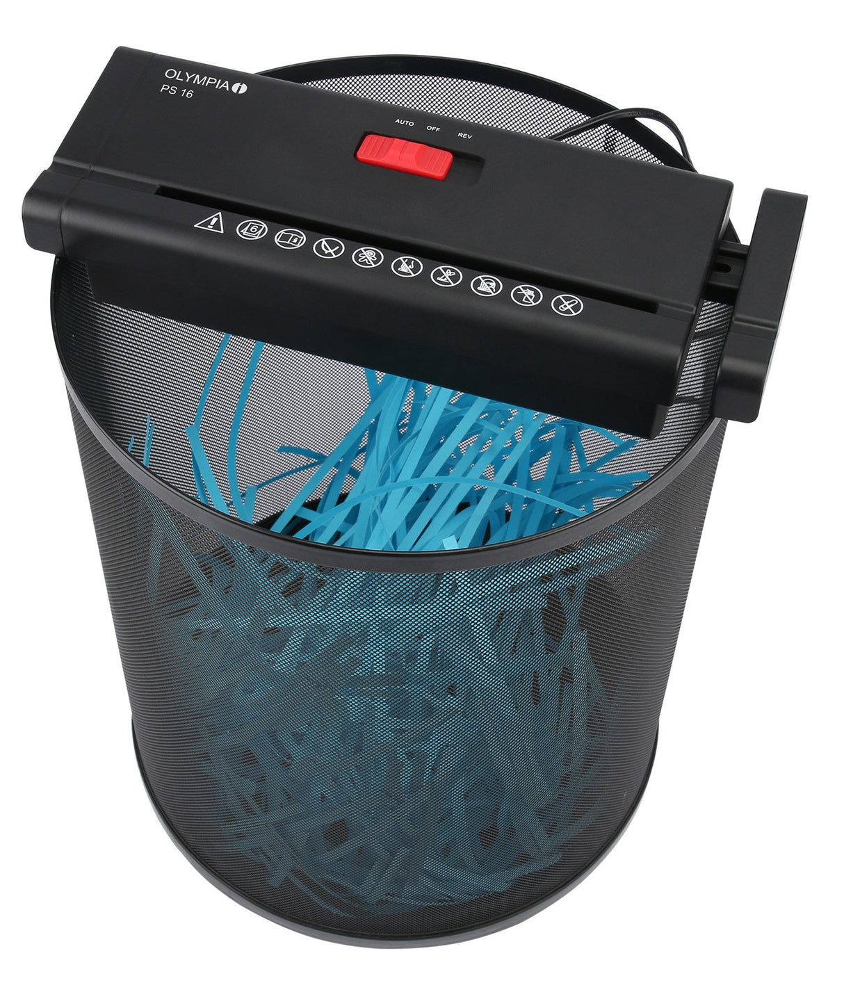 EAN 4030152027040 - Olympia 2704 triturador de papel Corte en tiras 34 cm Negro imagen 4