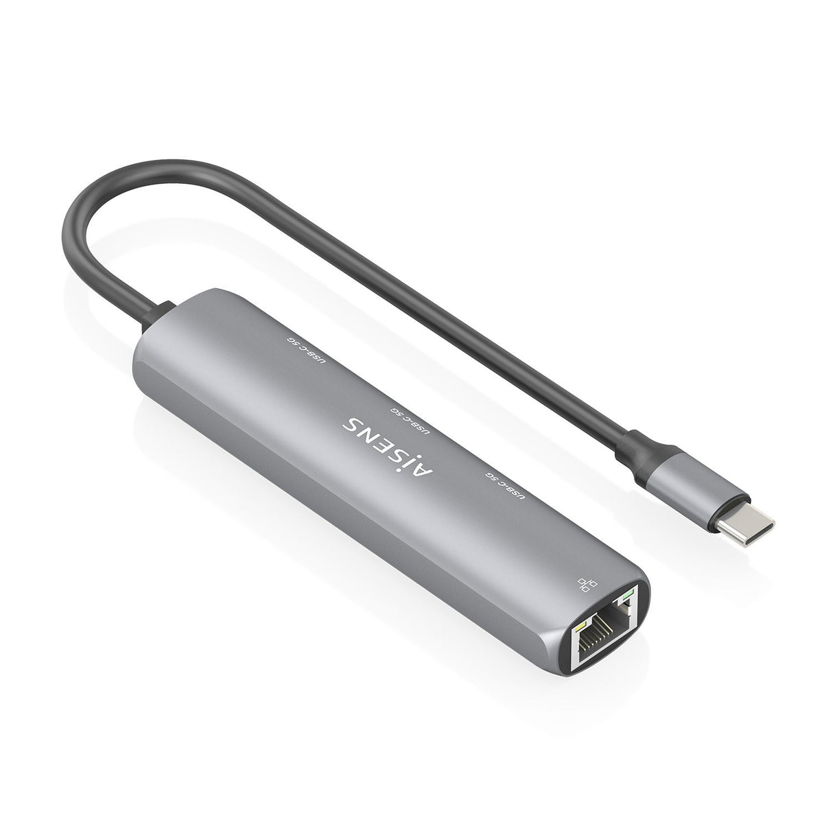 EAN 8435739904039 - AISENS ASUC-4P041-GR base para portátil y replicador de puertos Alámbrico USB 3.2 Gen 1 (3.1 Gen 1) Type- imagen 2