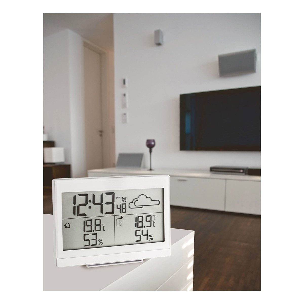 EAN 4009816027559 - TFA-Dostmann Casa Negro LCD Batería imagen 4
