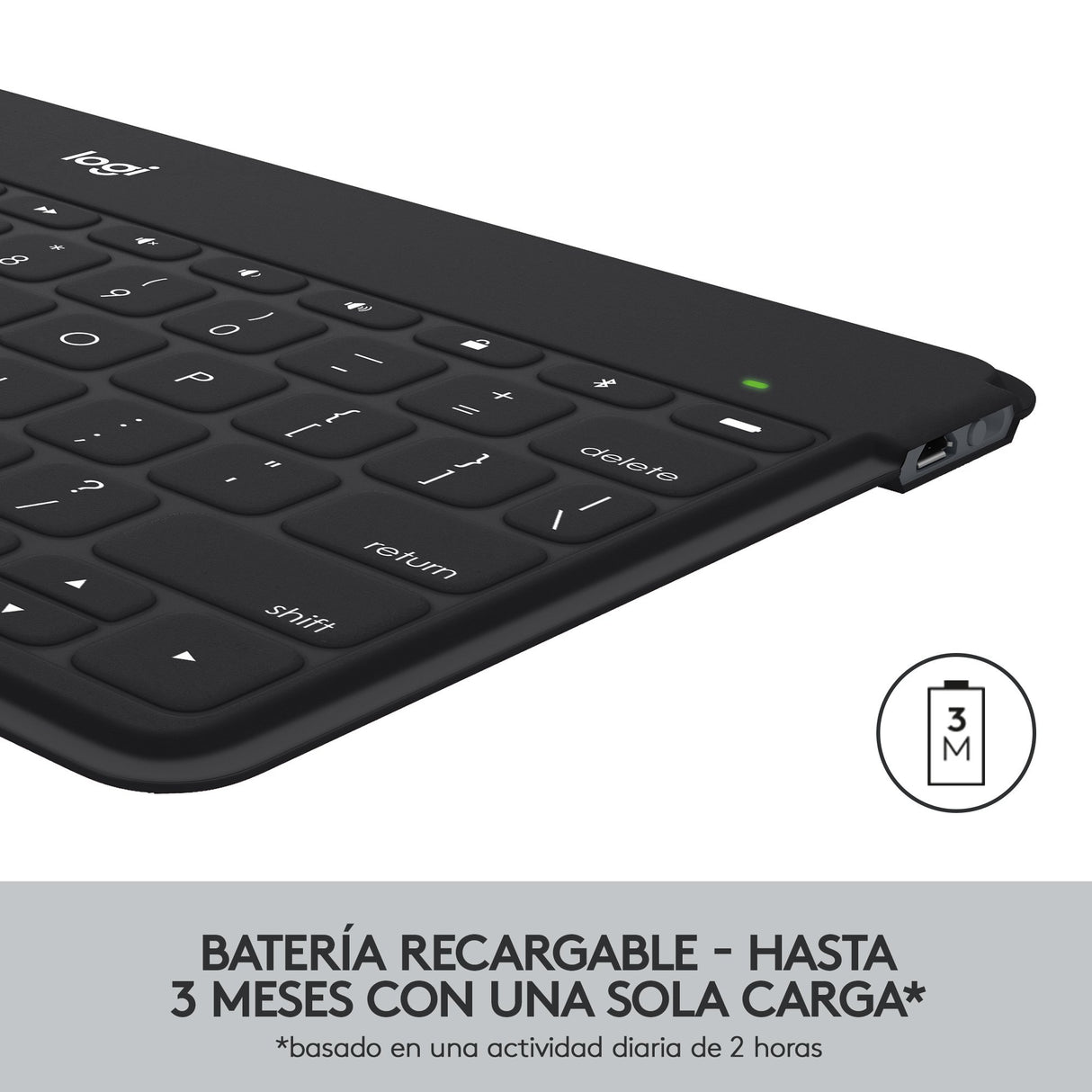 EAN 5099206094147 - Logitech 920-010043 teclado para móvil QWERTY Español Bluetooth Blanco imagen 14
