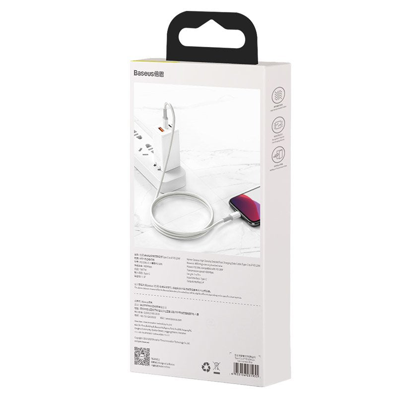 Baseus Catlgd-A02 Cable De Conector Lightning 2 M Blanco
