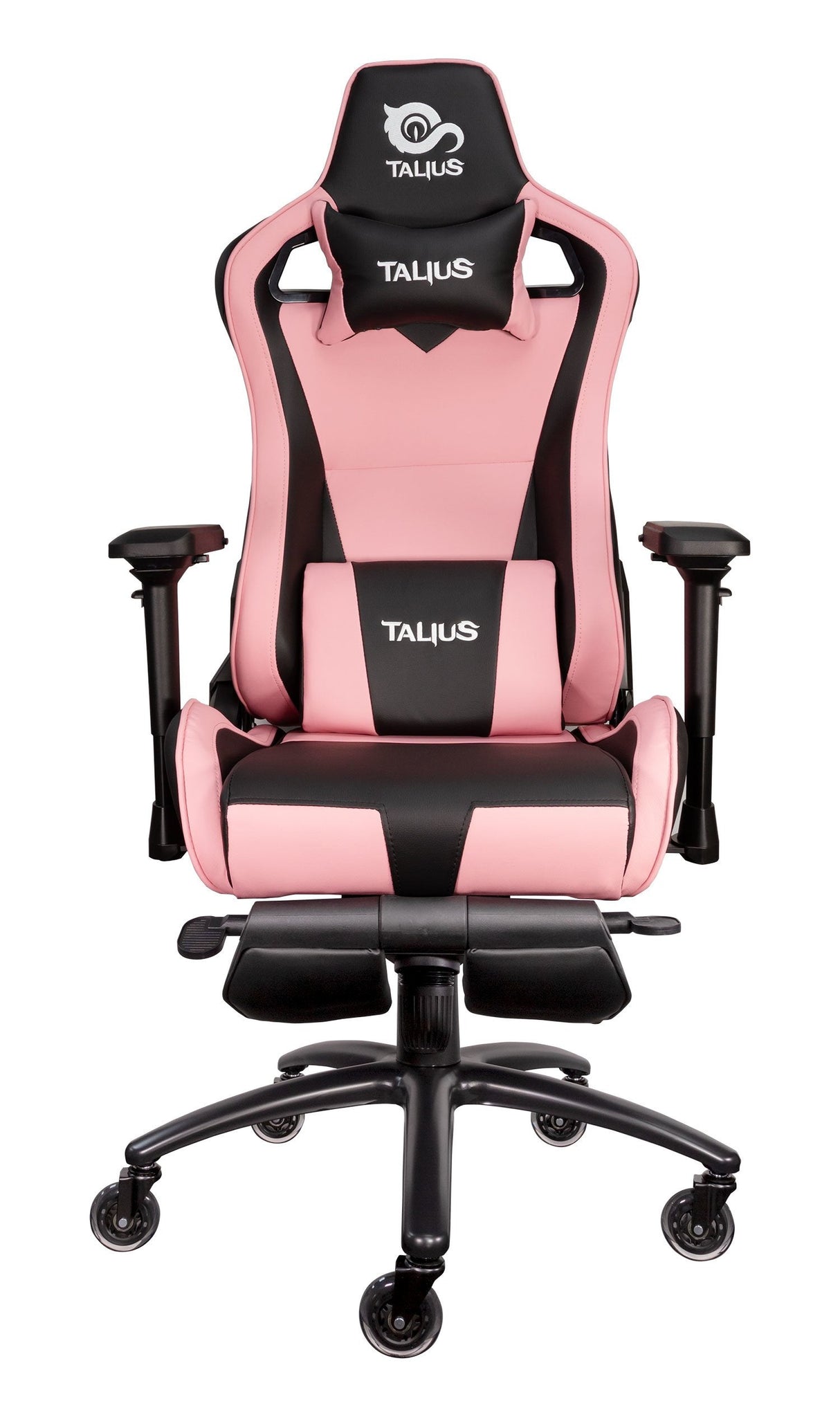 Talius Silla Caiman V2 Gaming Negra/Rosa, Reposapies, 4d, Frog