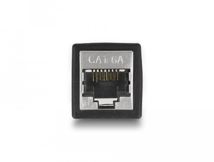 Delock Adaptador Rj45 Hembra A Rj45 Hembra Cat.6a Negro