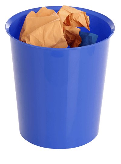 Archivo 2000 Papelera De Plástico Archivo 2000 Opcional Aro Sujetabolsas Capacidad 16 Litros 290x310 Mm Azul