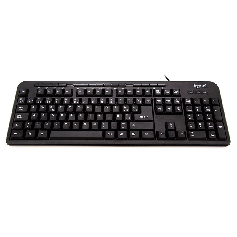 EAN 8435364316801 - iggual CK-BASIC-120T teclado Universal USB QWERTY Español Negro imagen 1