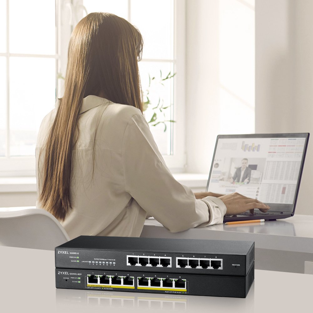 EAN 4718937621897 - Zyxel GS1915-8 Gestionado L2 Gigabit Ethernet (10/100/1000) Negro imagen 9