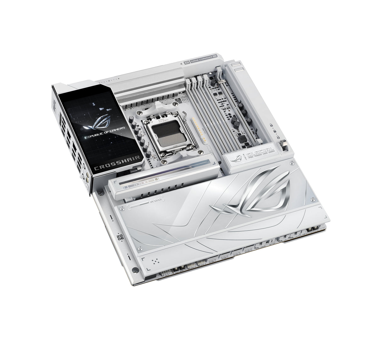 Placa Base Asus Rog Crosshair X870e Glacial Amd X870e Zócalo Am5 Atx Extendida