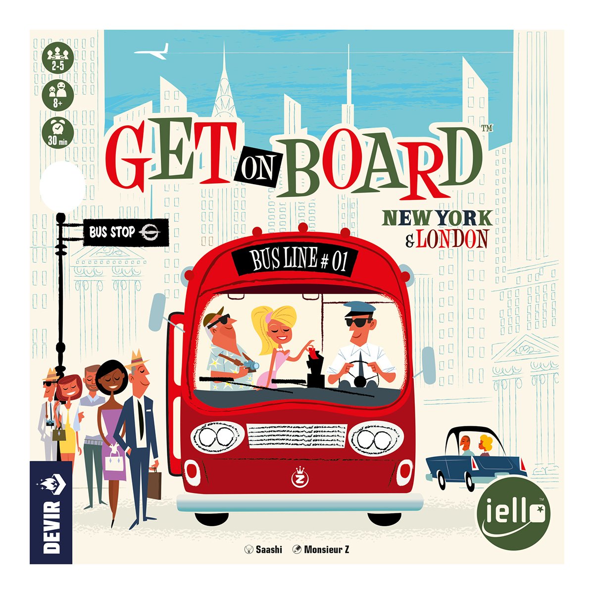 Juego De Mesa Devir Get On Board New York & London
