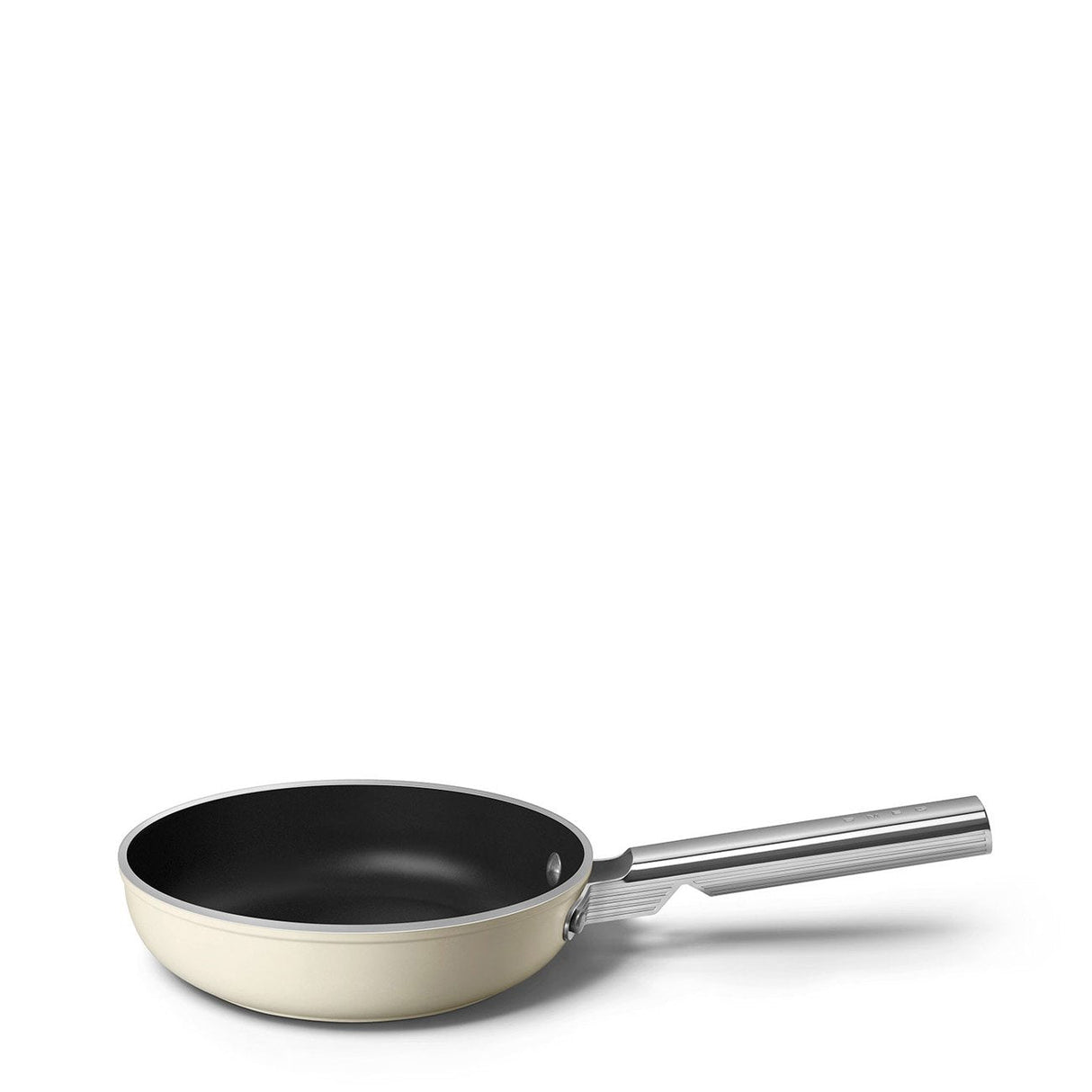 Smeg Fpf2002crm Bratpfanne, 20 Cm, Keramik, Edelstahlgriff, Mattcreme
