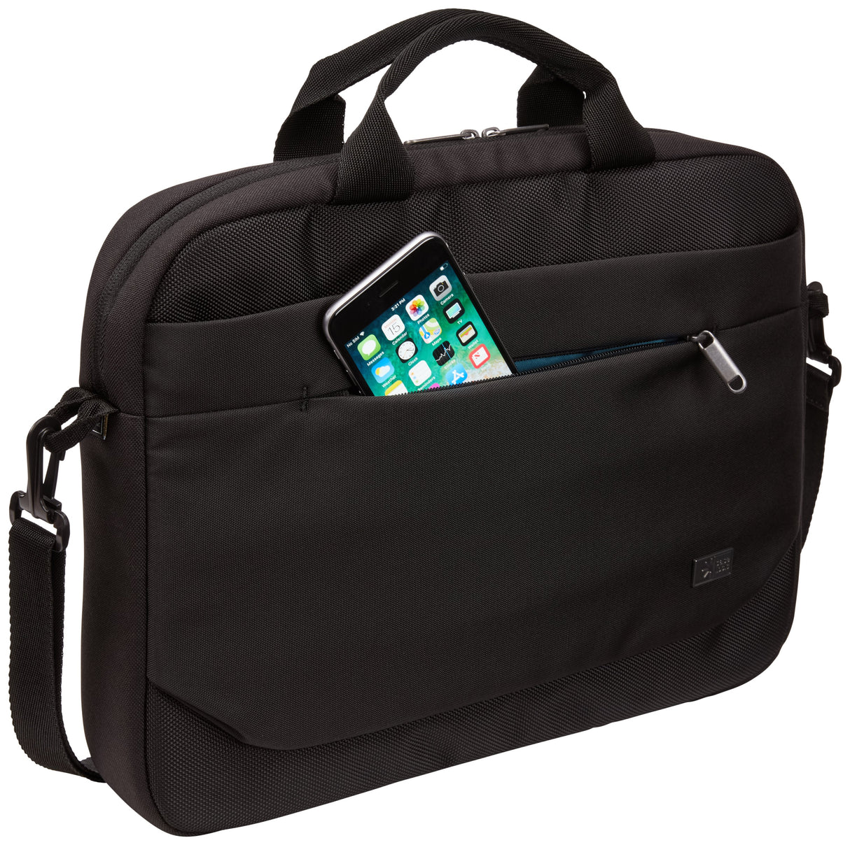 EAN 0085854244640 - Case Logic Advantage ADVA-114 Black 35,6 cm (14") Bandolera Negro imagen 6