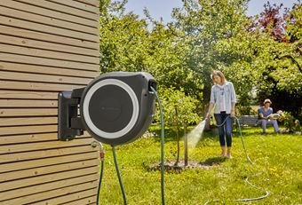 Portamangueras Automatico Rollup L (White) 30 M