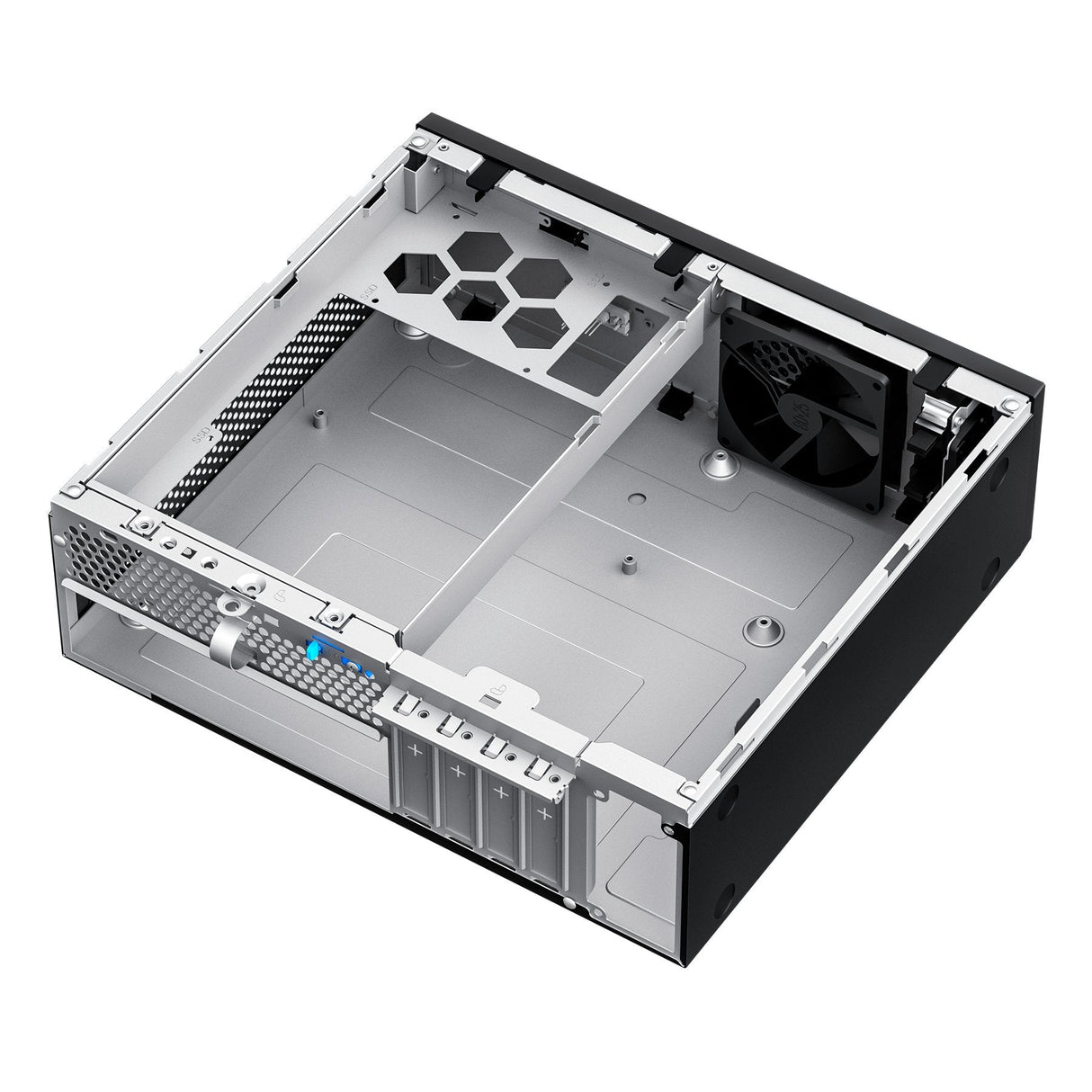 Caja Pc Unykach Uk3006 Slim Microatx Con Fuente De Alimentacion 150w - Tamaño Disco Soportado 2.5" - Usb-A 2.0/3., Usb-C Y