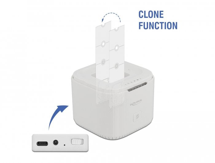 EAN 4043619633319 - DeLOCK 63331 caja para disco duro externo Caja externa para unidad de estado sólido (SSD) Blanco imagen 8