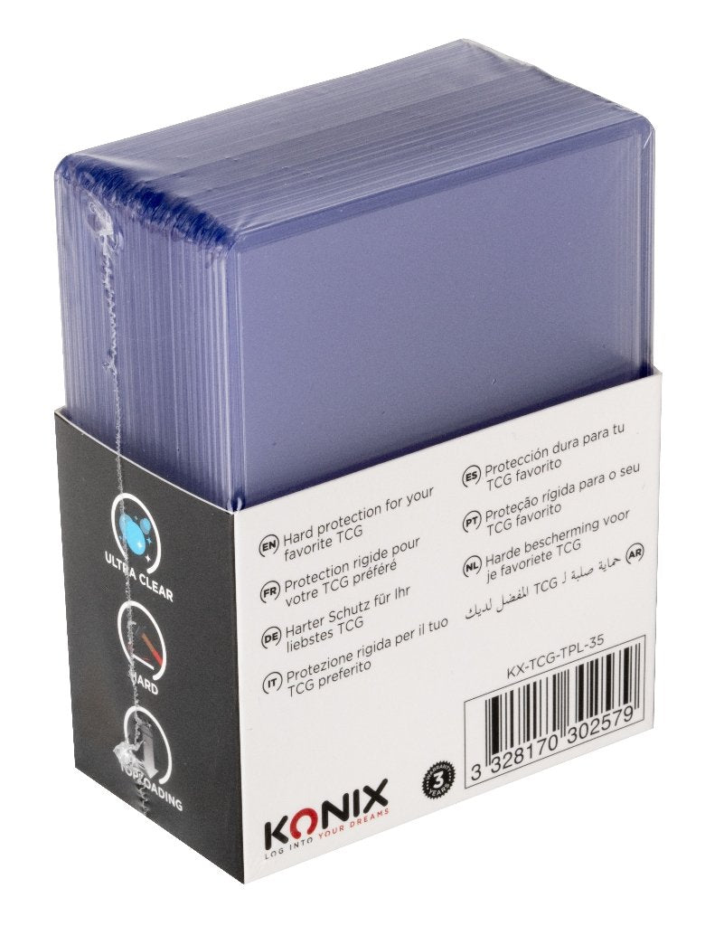 25 X Hard Sleeves 76,2x101,6 Mm Fundas Transparentes Para Tcg