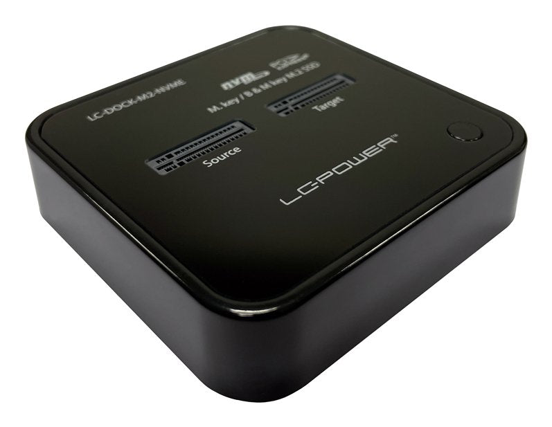 EAN 4262443280012 - LC-Power LC-DOCK-M2-NVME base de conexión para disco duro USB 3.2 Gen 2 (3.1 Gen 2) Type-C Negro imagen 6