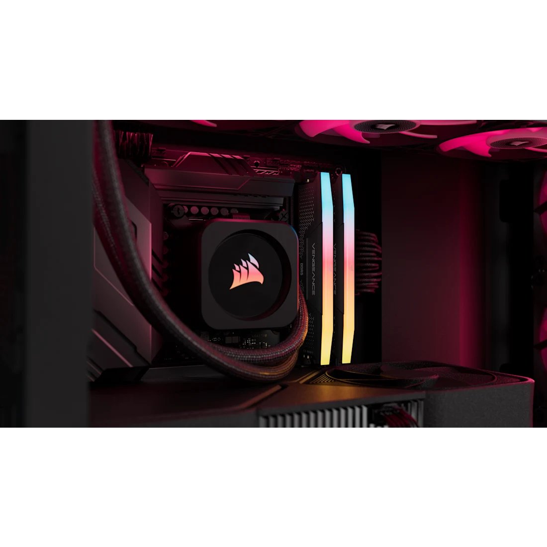 Memoria Corsair Ddr5 64gb 2x32gb Pc5200 Vengeance Rgb Cmg64gx5m2b5200z40
