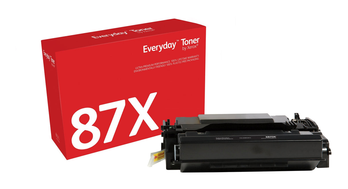 Tóner Compatible Xerox 006r03653 Compatible Con Hp Cf287x Crg-041h 18000 Páginas Negro