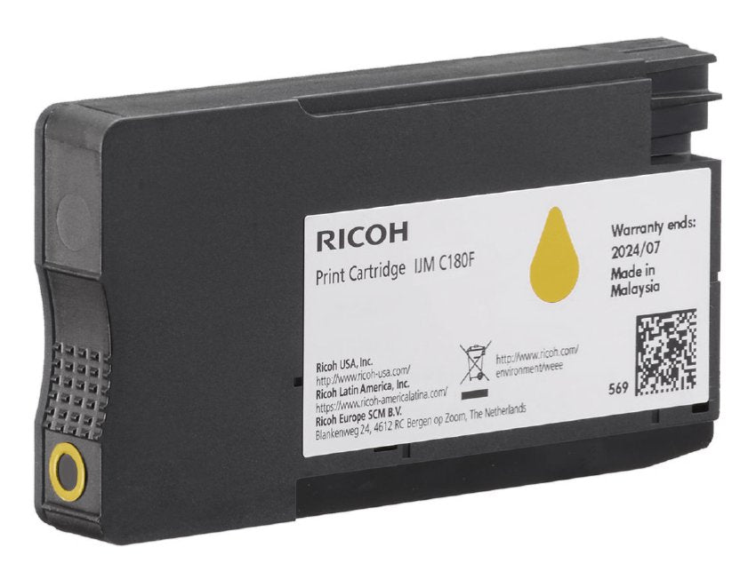 Ricoh Tinta Amarillo Ijm C180f Aprox. 1.600 Copias