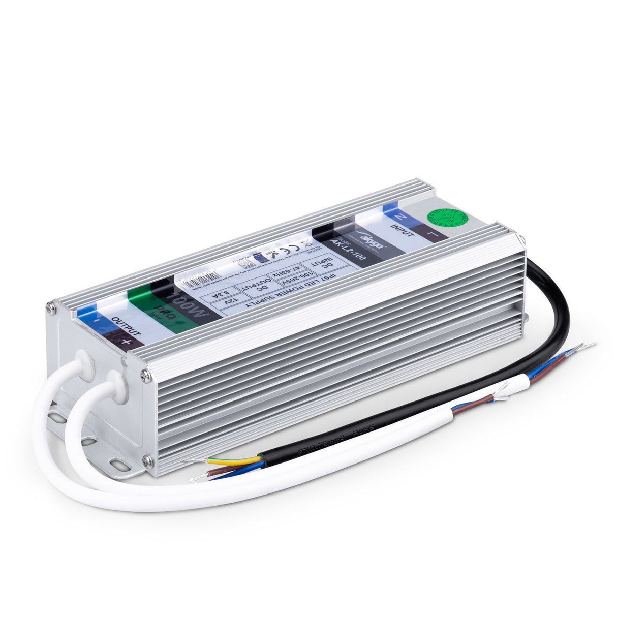 EAN 5901720135032 - Akyga AK-L2-100 adaptador e inversor de corriente Auto/Interior 100 W Aluminio imagen 2