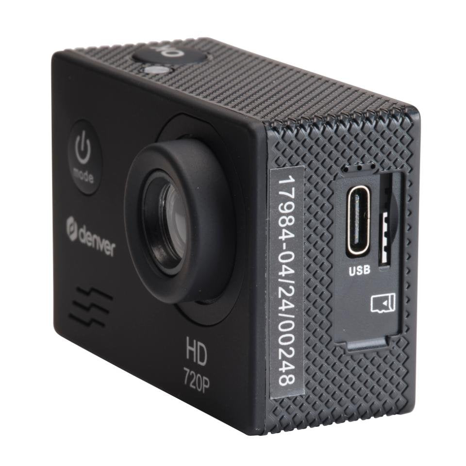 Cámara Denver Act-324 Para Deporte De Acción 0,3 Mp Hd Cmos 350 G