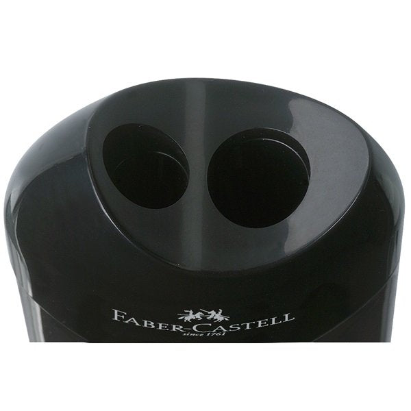 EAN 6933256608062 - Faber-Castell 183500 sacapuntas Sacapuntas manual Negro, Transparente imagen 3