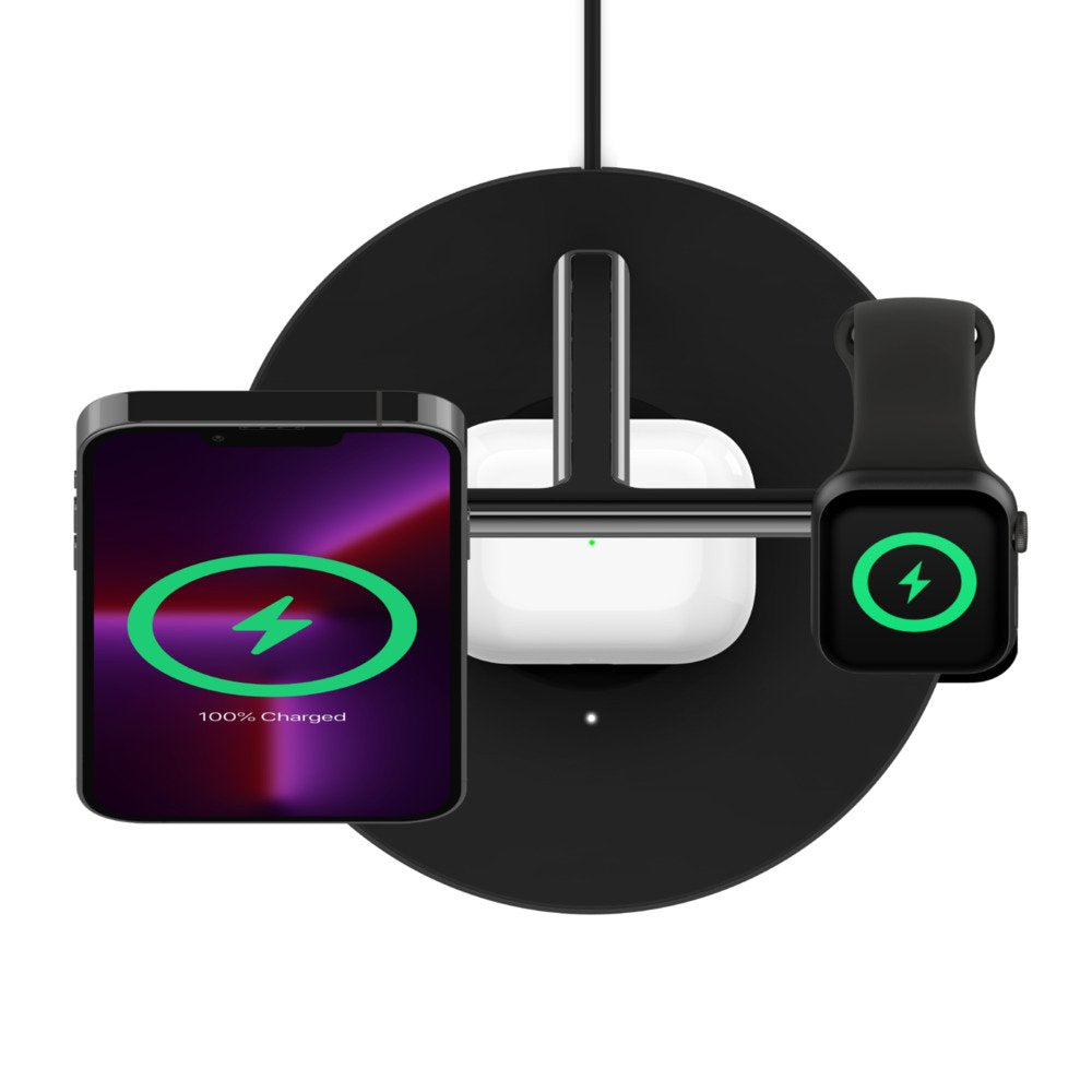 EAN 0745883836611 - Belkin WIZ017vfBK Auriculares, Smartphone, Reloj inteligente Negro Corriente alterna Cargador inalámbrico imagen 8