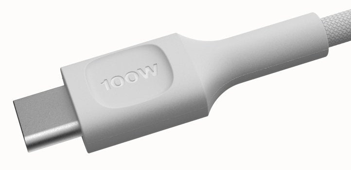 Green Cell Usb-C To Usb-C Cable Powerstream 100w 2m Blanco - Braided