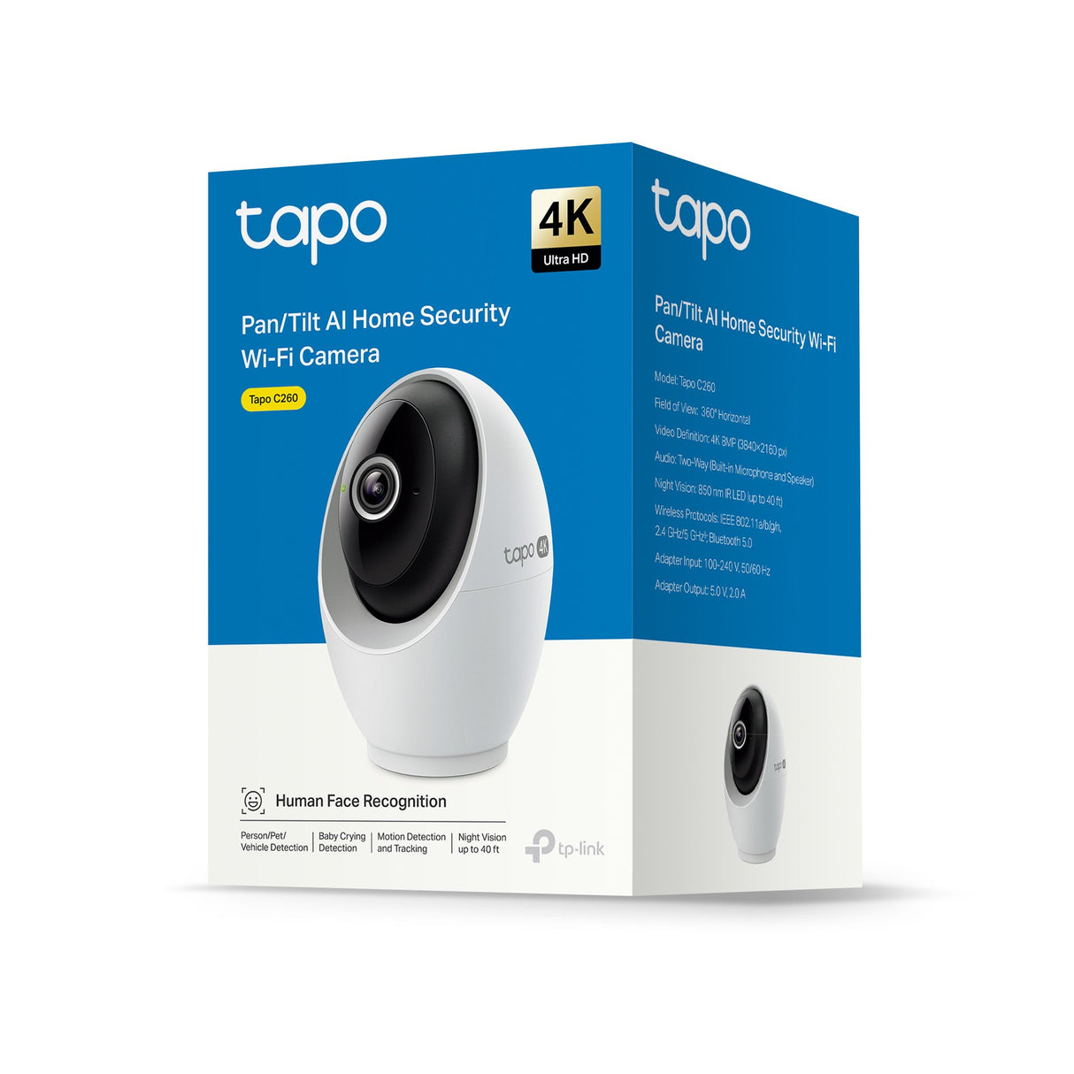 EAN 8885021370088 - TP-Link Tapo C260 Cámara de seguridad IP Interior 3840 x 2160 Pixeles Techo/Pared/Escritorio imagen 4