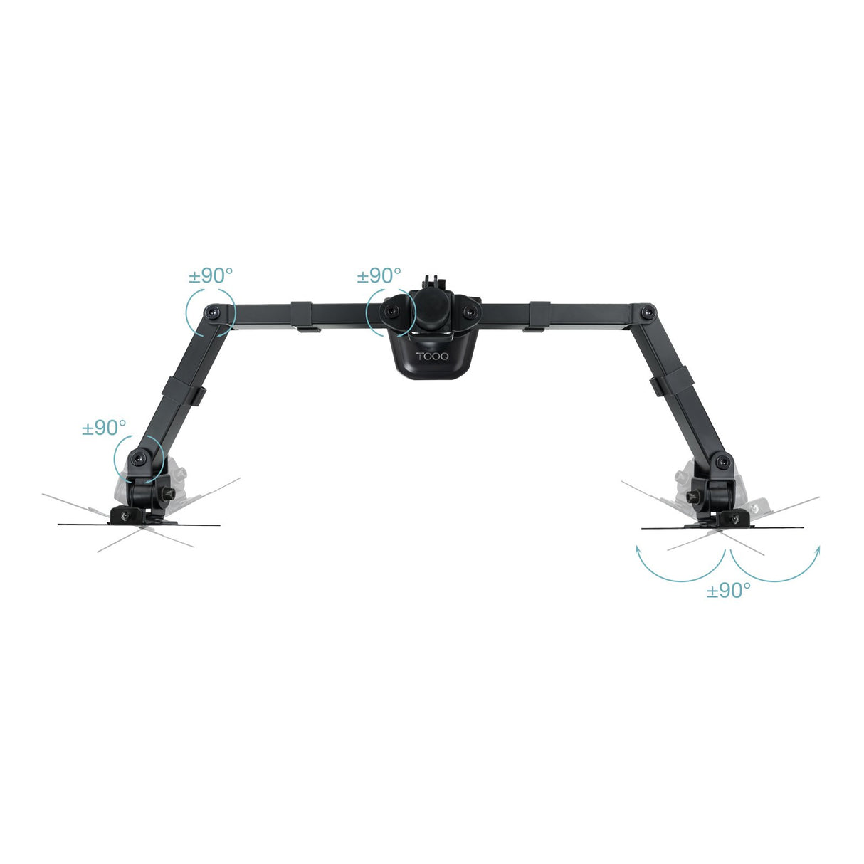 EAN 8433281014374 - TooQ DB1802TN-B soporte para monitor 81,3 cm (32") Escritorio imagen 3