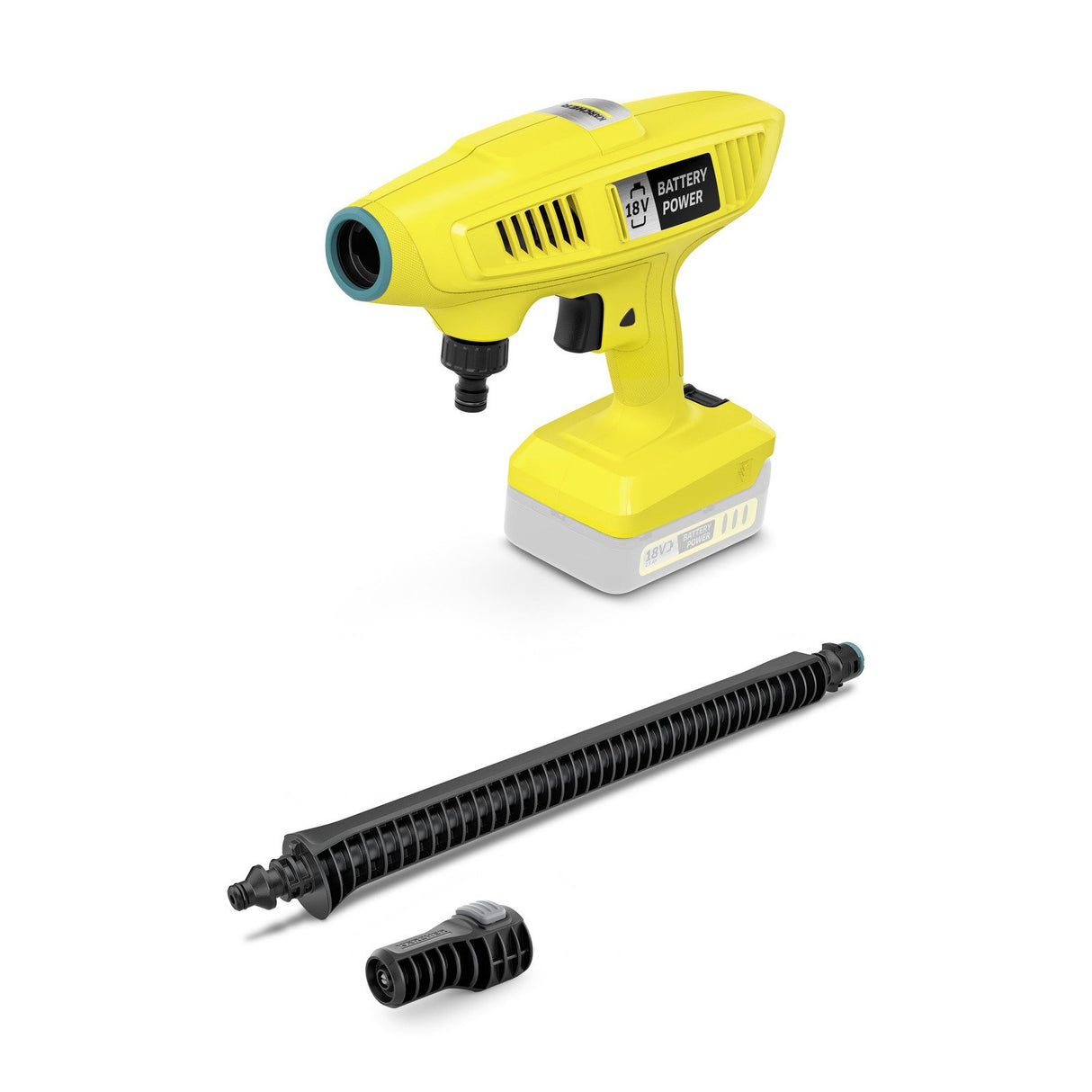 EAN 4054278793269 - Kärcher KHB 4-18 Limpiadora de alta presión o Hidrolimpiadora Vertical Batería 170 l/h Negro, Amarillo imagen 1