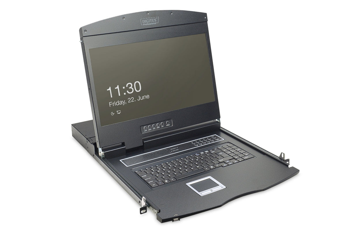 EAN 4016032450177 - Digitus DS-72211-5US consola de rack 48,3 cm (19") 1366 x 768 Pixeles Negro 1U imagen 1
